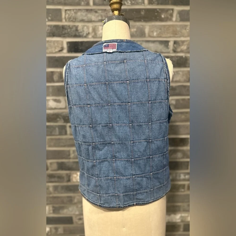 Vintage Jandy Jeans Denim Vest - Picture 6 of 10